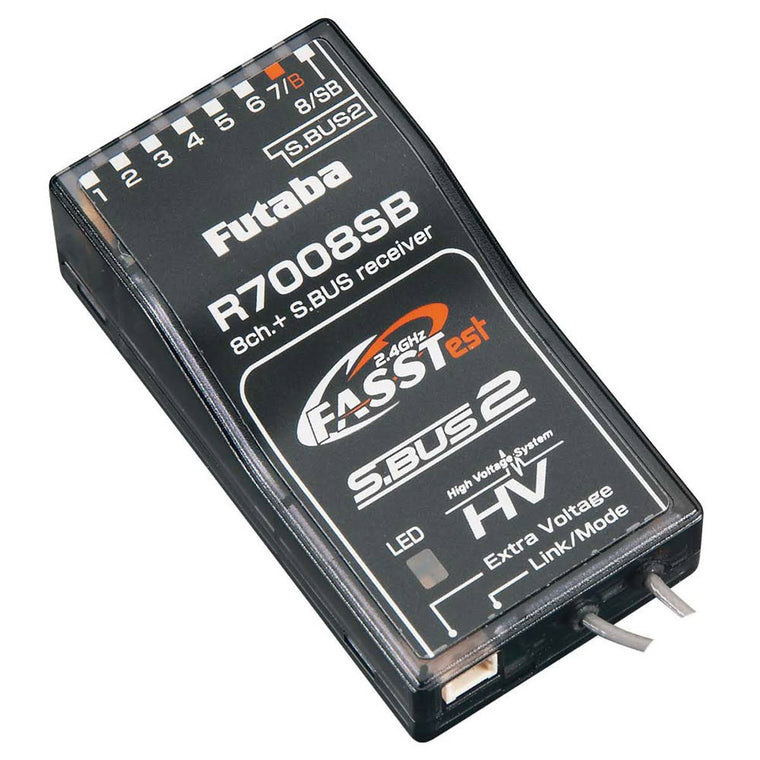 Futaba R7008SB 2.4GHz FASSTest Receiver, Compatible with 18MZ