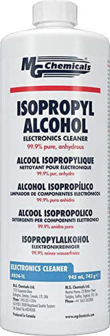 MG Chemicals 99.9% Isopropyl Alcohol Electronics Cleaner, 945 mL Liquid Bottle