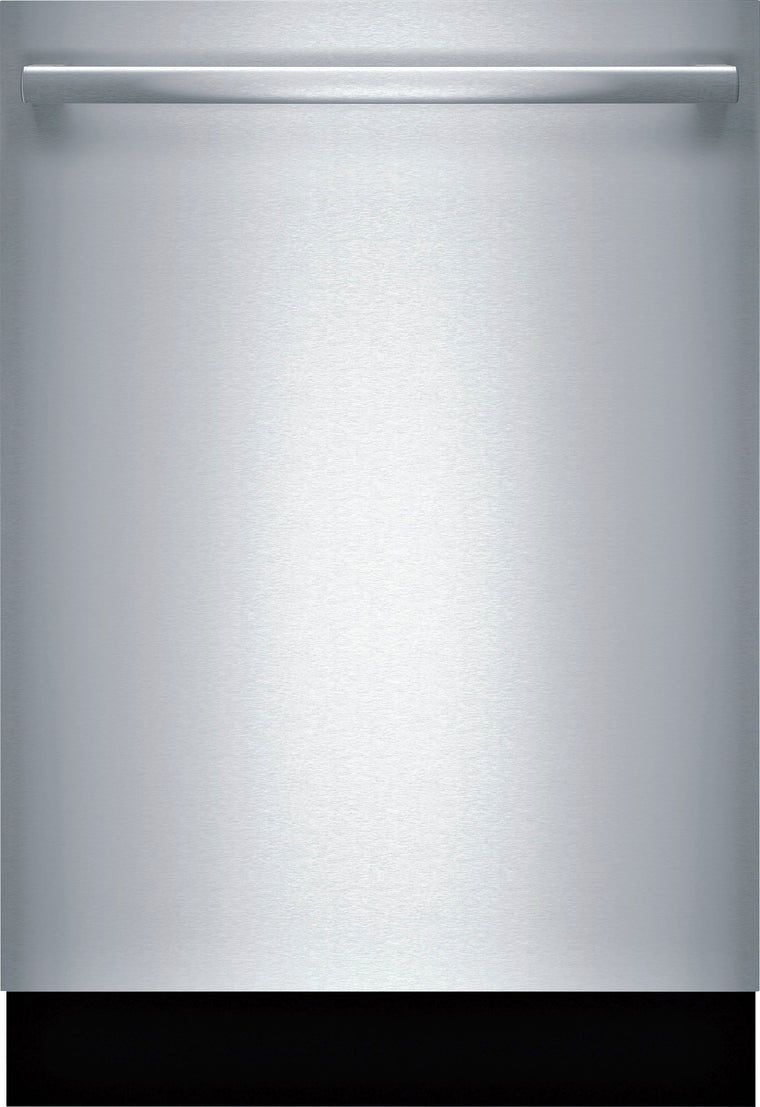 Bosch 800 Series Built-In Dishwasher, 24-Inch Top-Control Design with CrystalDry, Stainless Steel Tub and 3rd Rack, 40 dBa, Stainless Steel